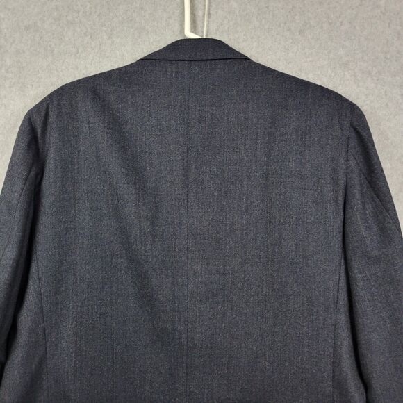 Brooks Brothers 100% Wool Black LS 2 Button Notch Suit Blazer Men's 42R USA Made - Picture 7 of 13